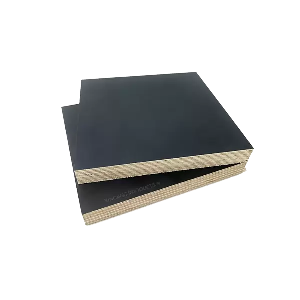 Placaj filmat negru cu miez de plop integral pentru construcții
