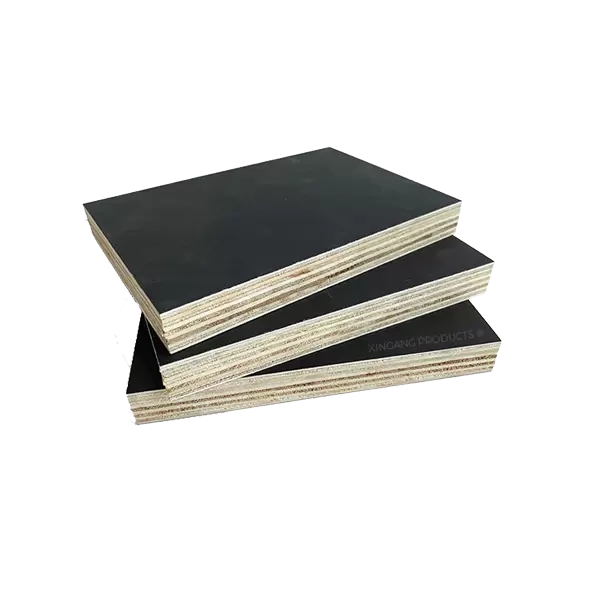 Placaj filmat cu miez de lemn de plop și eucalipt de 18 mm, presat la cald de două ori